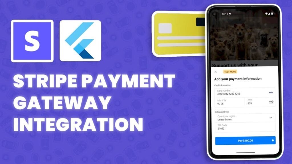 how to add the stripe payment in flutter