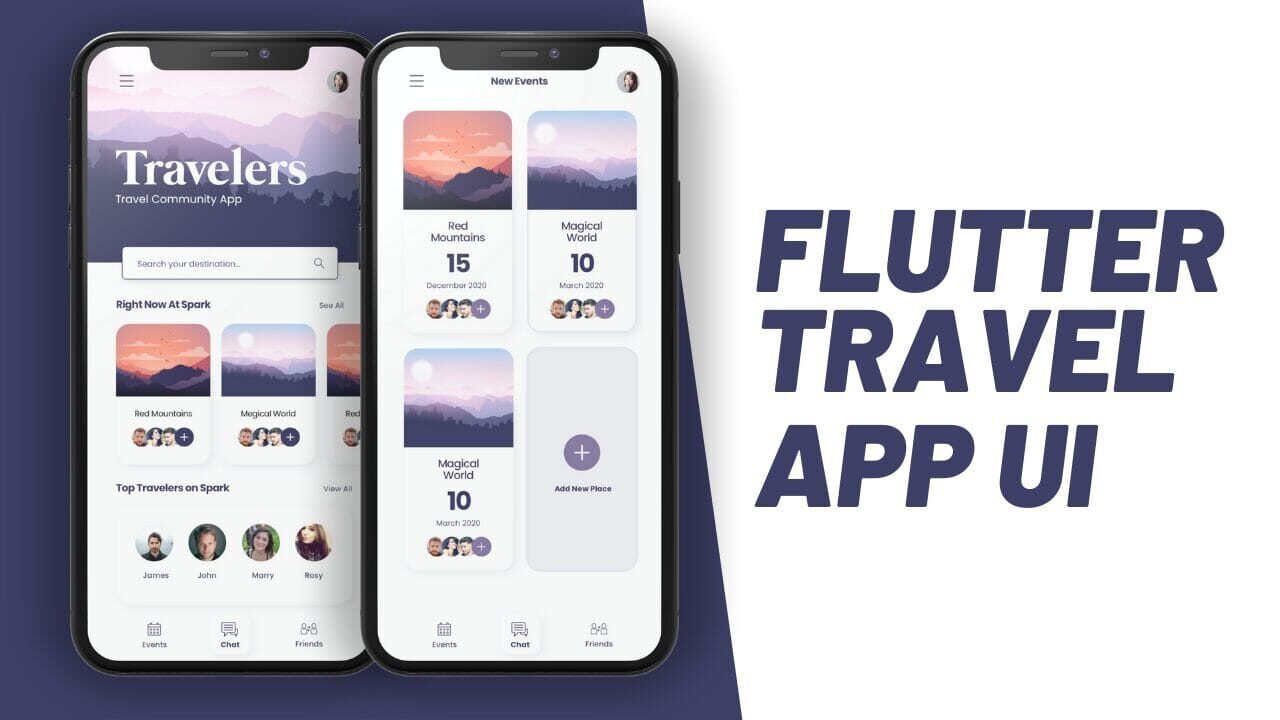 Flutter Travel App usign flutter