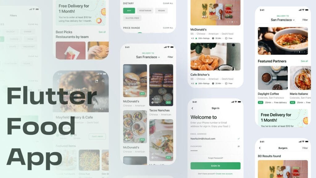 Flutter Restaurant And Food Delivery App UI Design in Flutter with ...