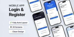 20 free login and signup screen flutter stuff website