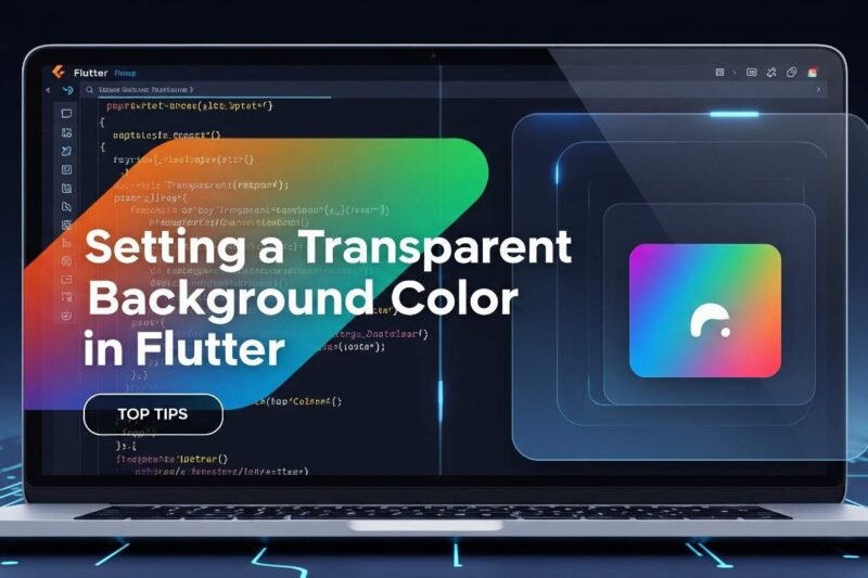 Setting a Transparent Background Color in Flutter: A Step-by-Step Guide
